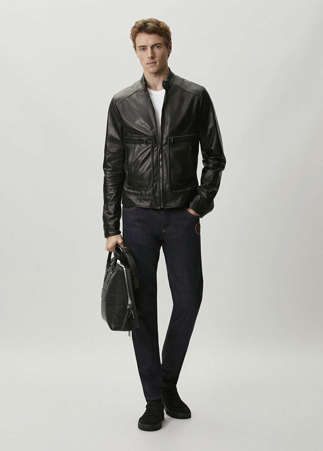 Dolce&Gabbana Slim Fit Lacivert Jean Pantolon