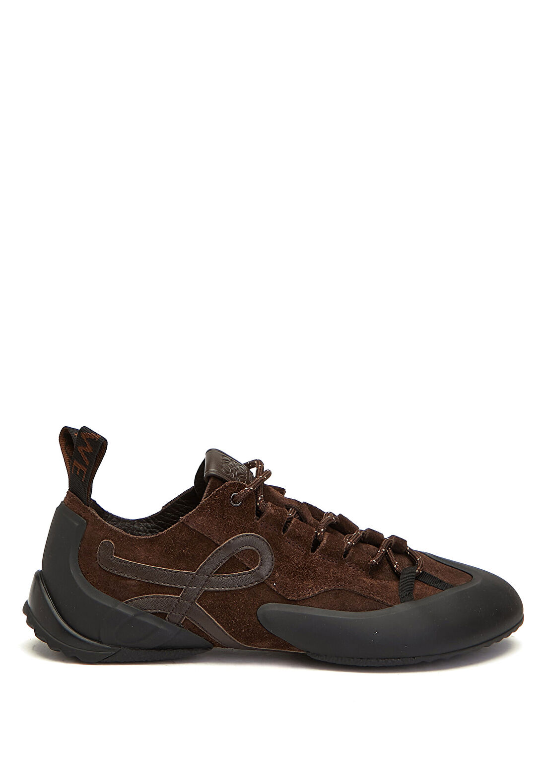 Loewe Grip Koyu Kahverengi Kadın Süet sneaker