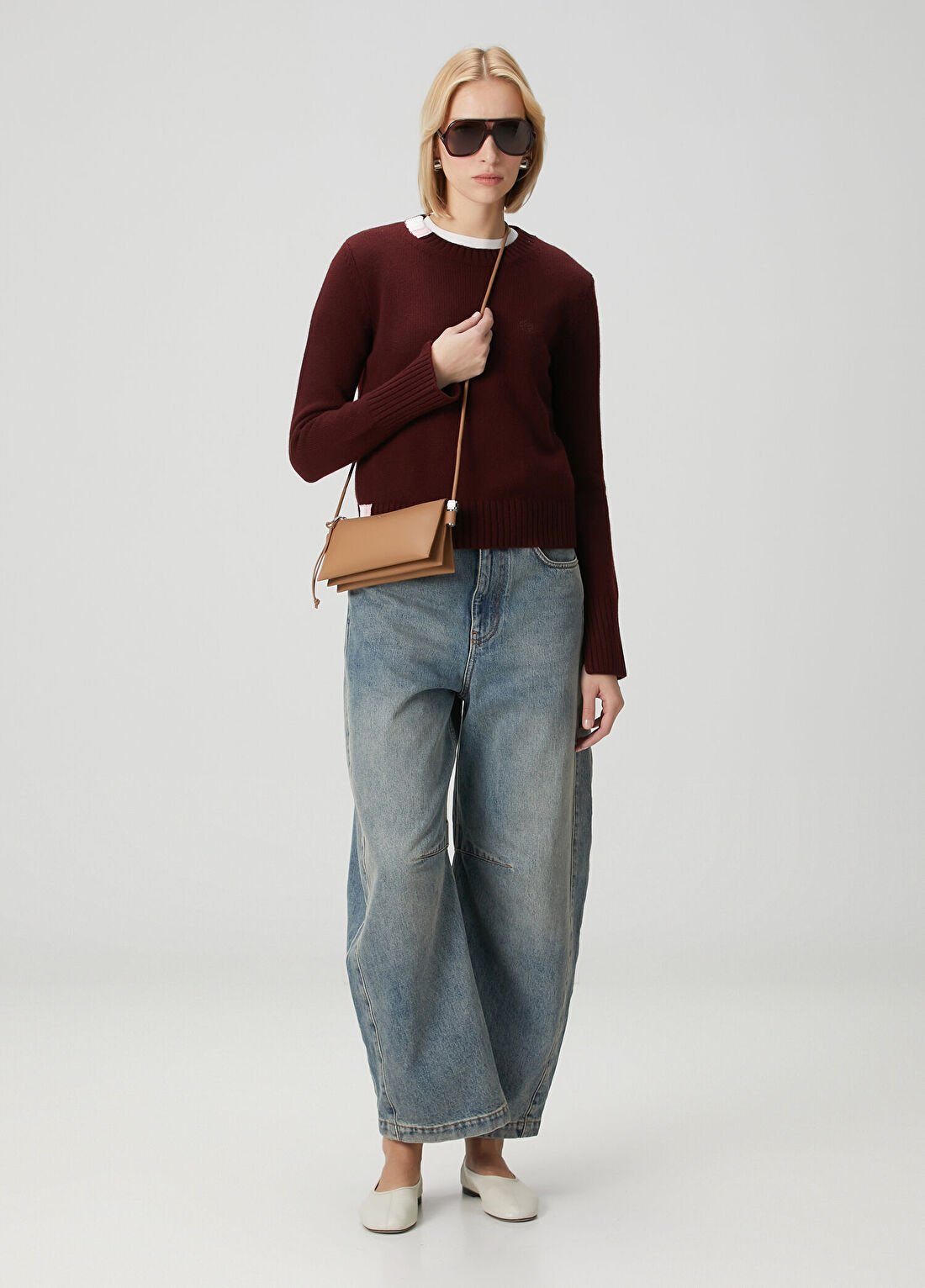 Loewe Bordo Kaşmir Triko görsel 2