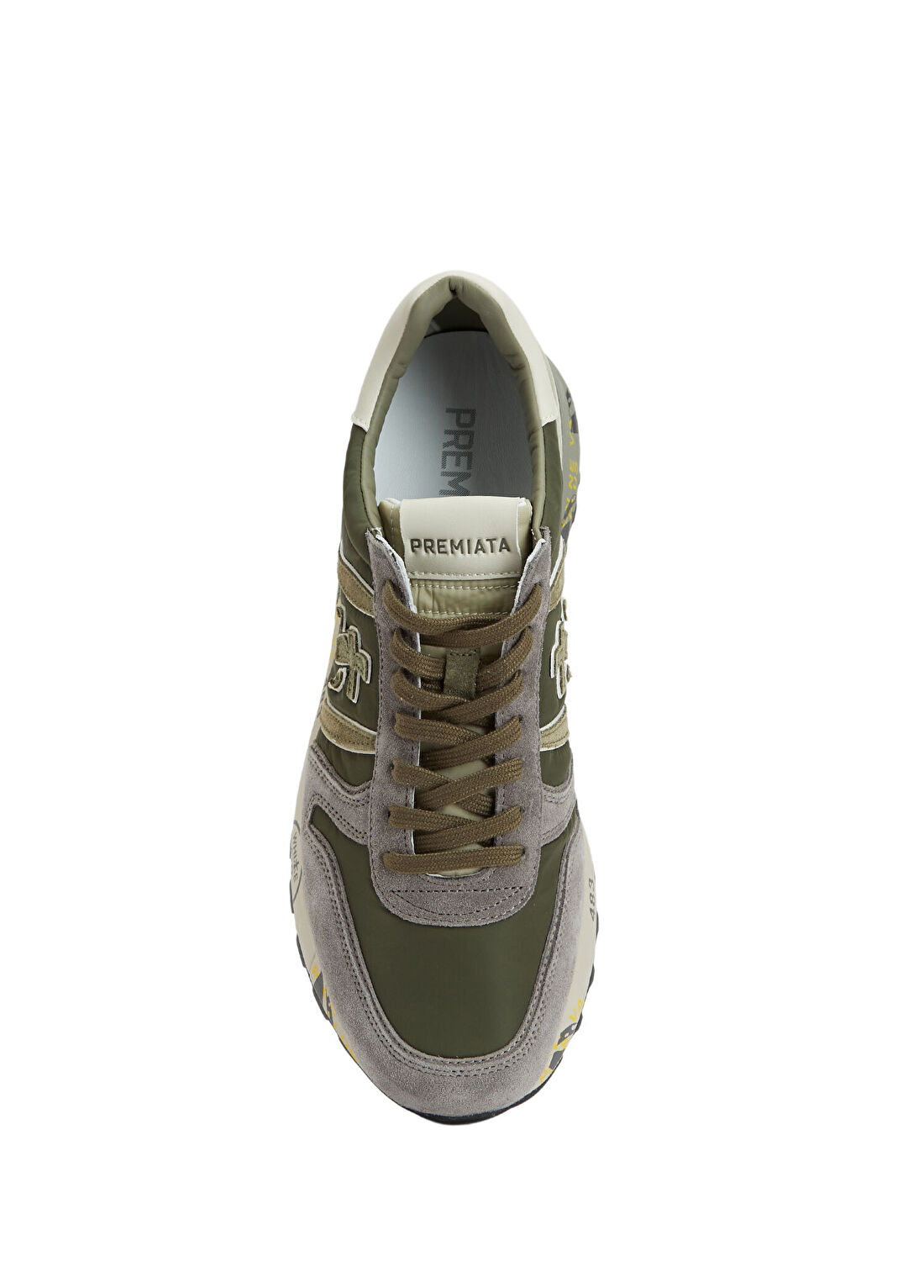 Premiata Lander Haki Erkek Sneaker görsel 4