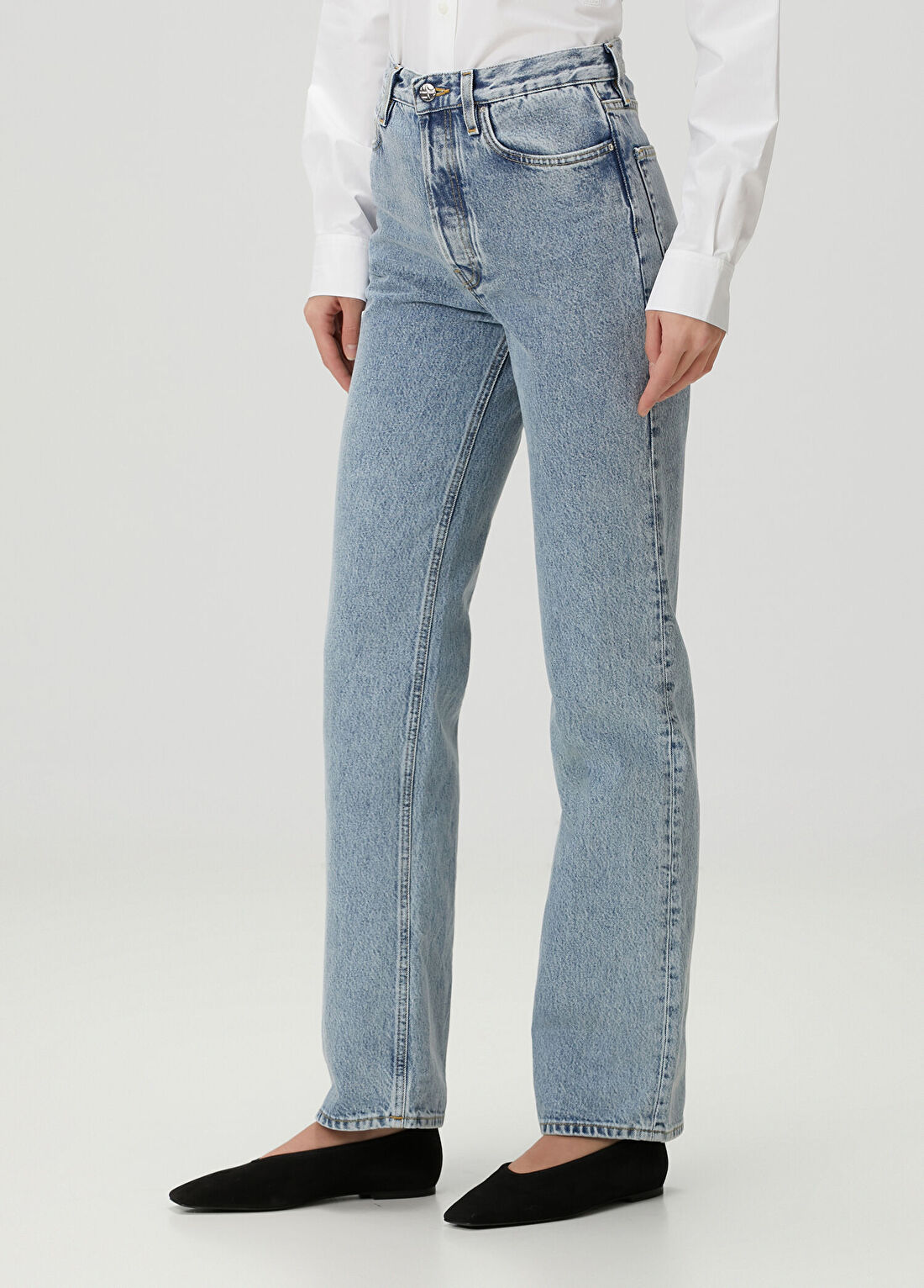 Toteme Classic Cut Mavi Jean Pantolon görsel 2