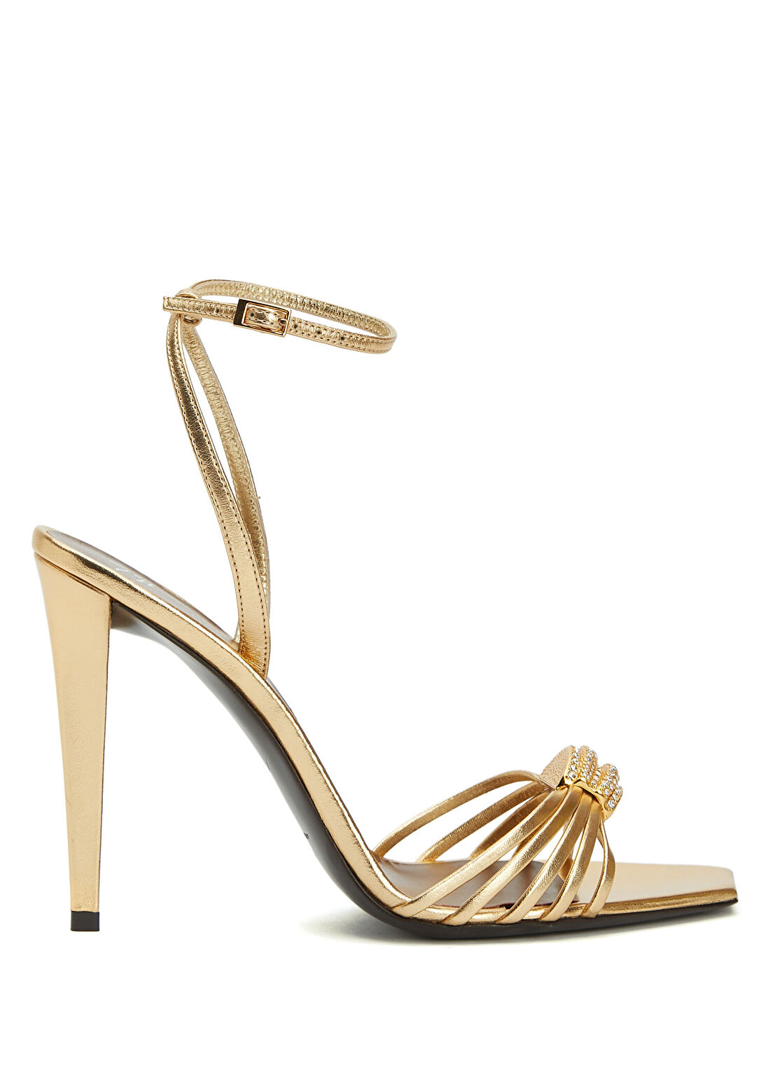 Giuseppe Zanotti Gold Kırmızı Kadın Deri Sandalet