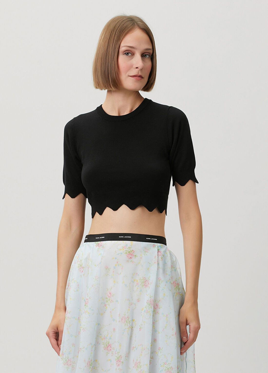 Marc Jacobs Siyah Crop Triko