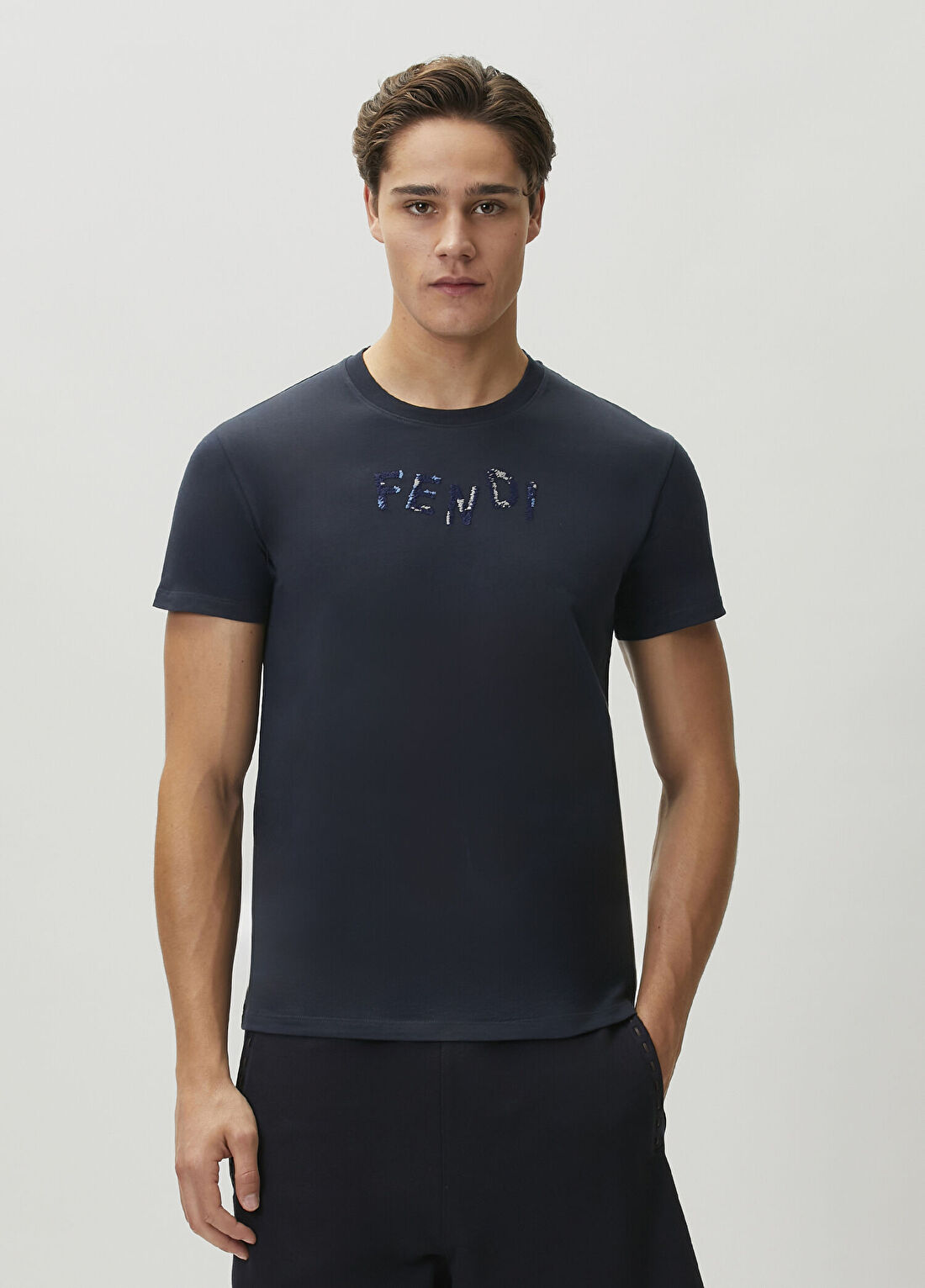 Fendi Lacivert T-shirt