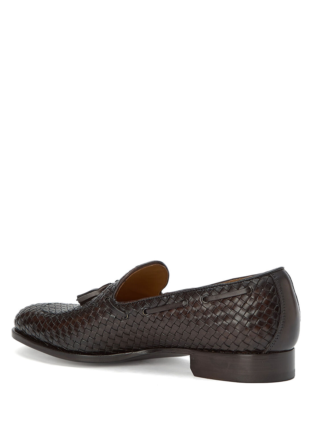 Kiton Koyu Kahverengi Erkek Deri Loafer görsel 3