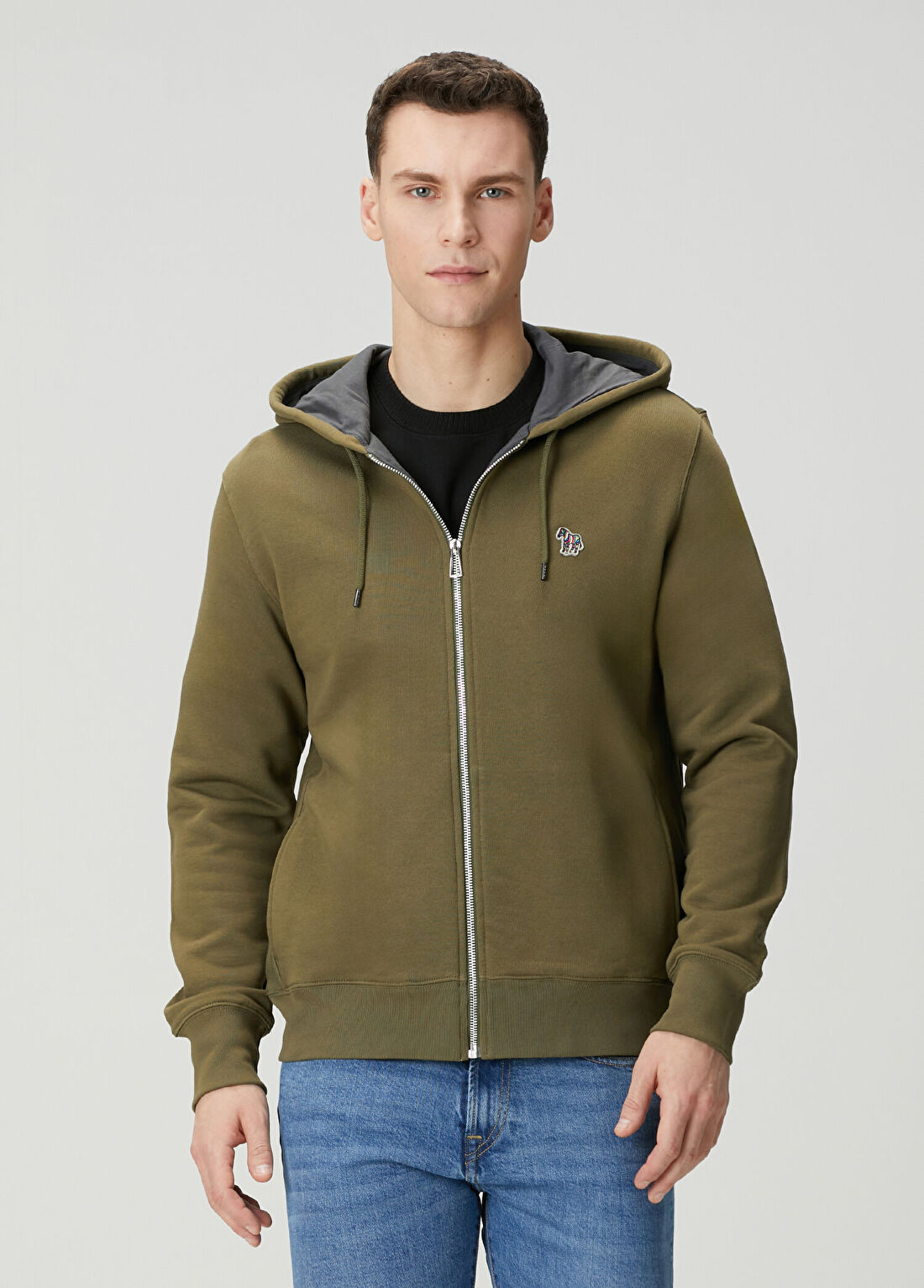 PS Paul Smith Haki Kapüşonlu Sweatshirt