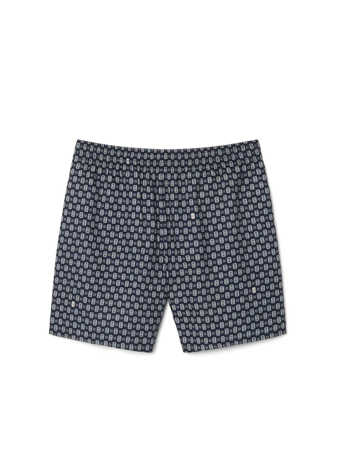 Lacoste Lacivert Relaxed Fit Desenli Erkek Şort görsel 4