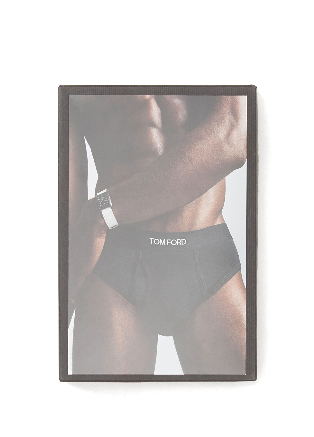 Tom Ford Gri Logolu Erkek Slip