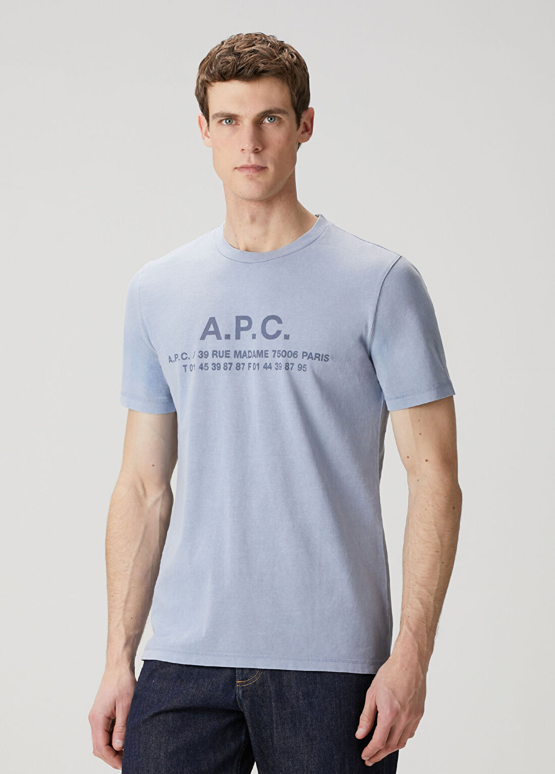 A.P.C. Açık Mavi T-shirt