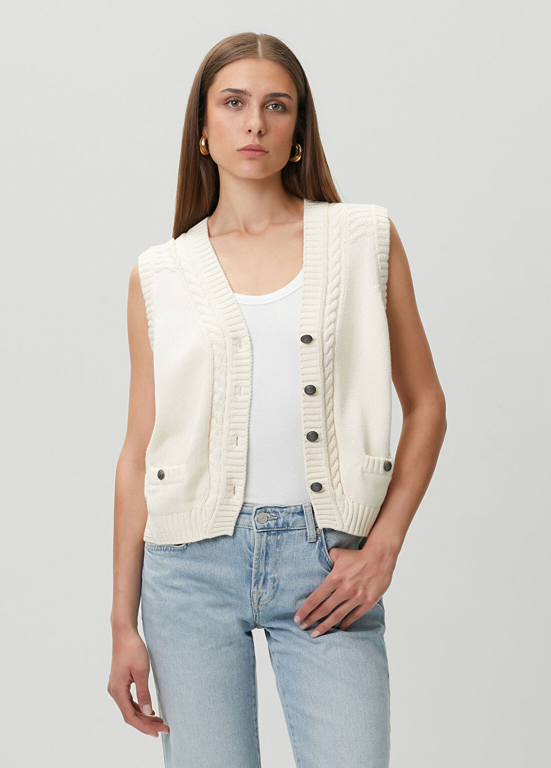 Zadig&Voltaire Mally Krem Yelek