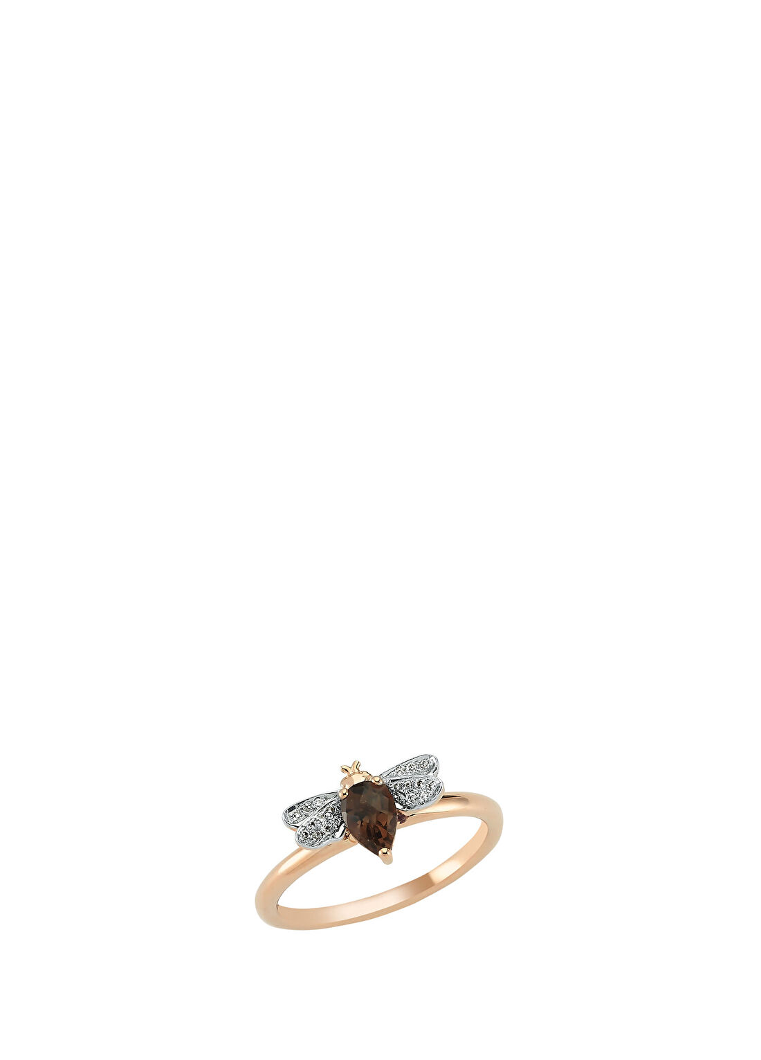 Bee Goddess Queen Bee Bella Pırlantalı Kadın Altın Yüzük