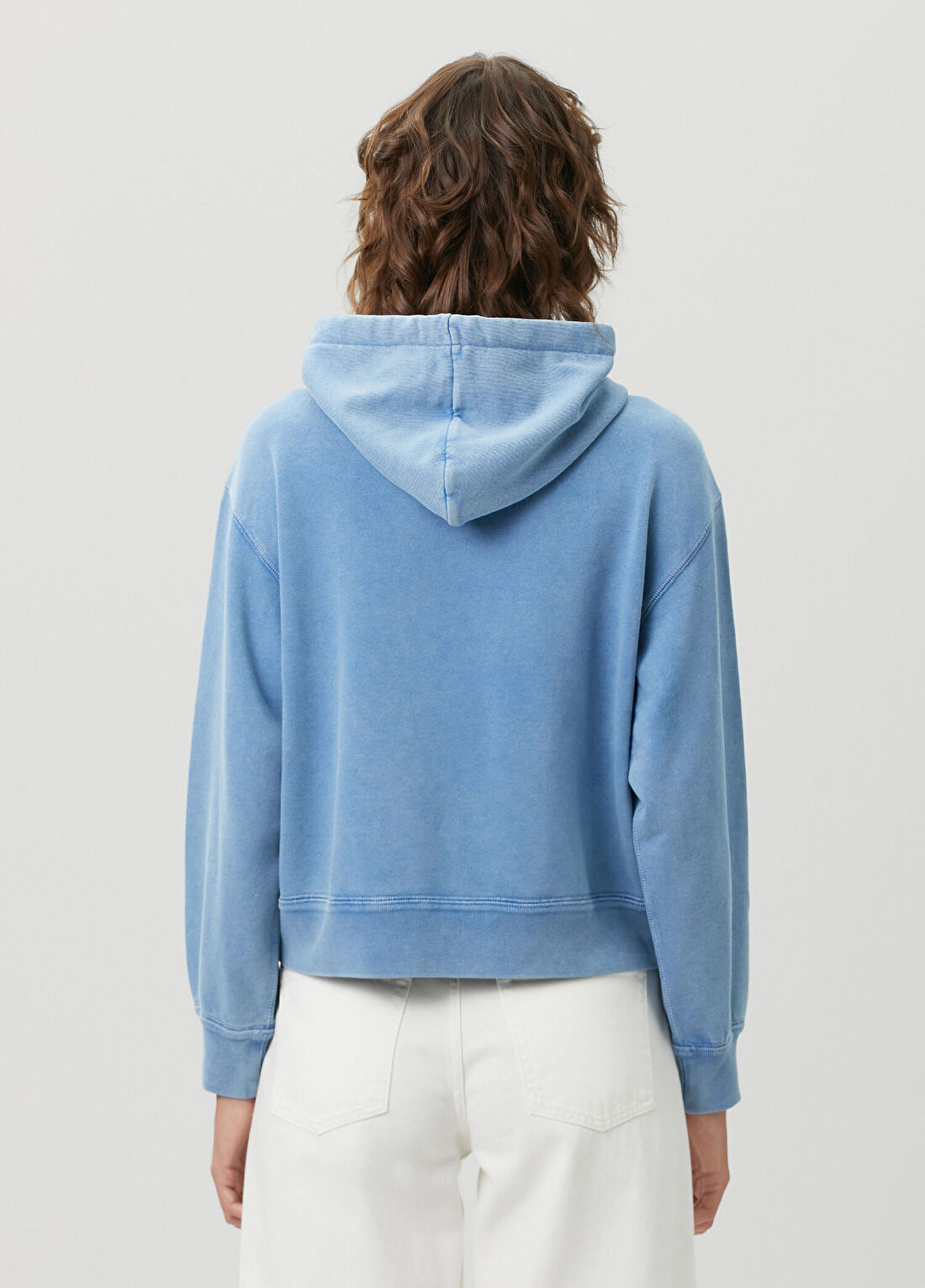 Marant Etoile Salmy Mavi Kapüşonlu Sweatshirt görsel 4