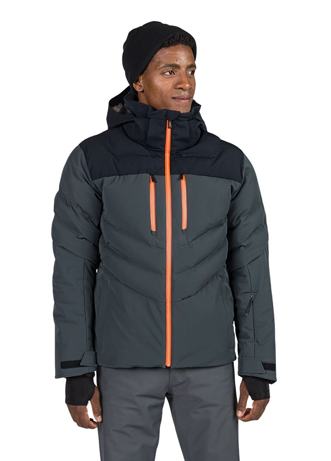 Rossignol Blackside Puffy Jkt Gri Erkek Kayak Snowboard Montu