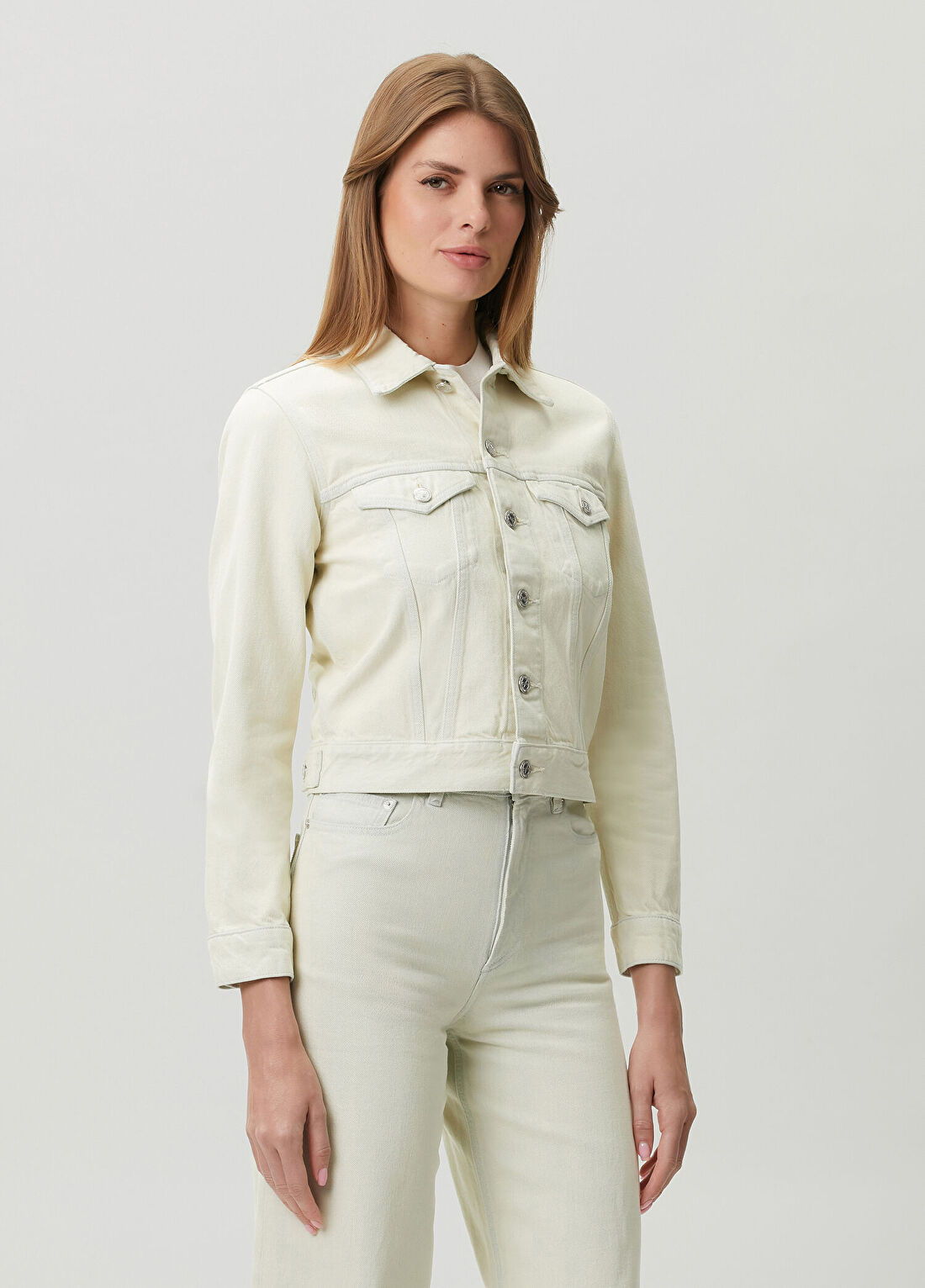 A.P.C. Açık Mavi Denim Ceket görsel 3