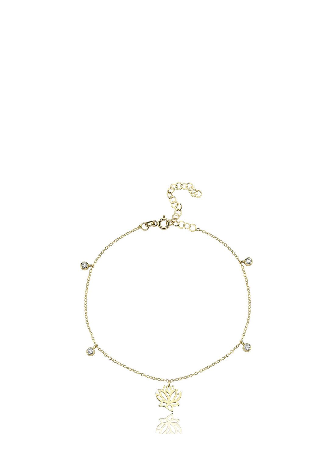 Hamza Yılmaz Jewelry Rose 14 Ayar Altın Kadın Halhal