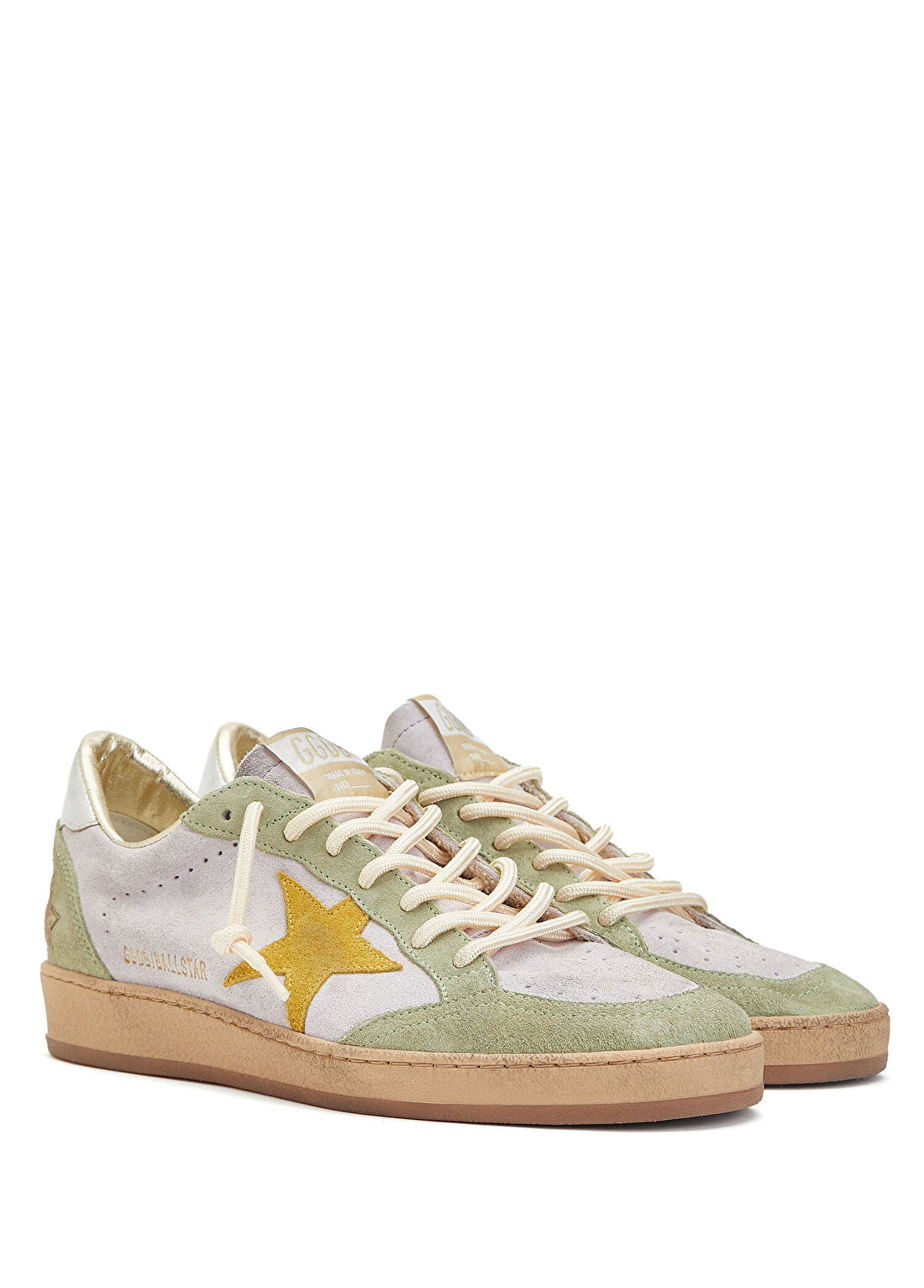 Golden Goose Ball Star Lila Kadın Süet Sneaker görsel 2