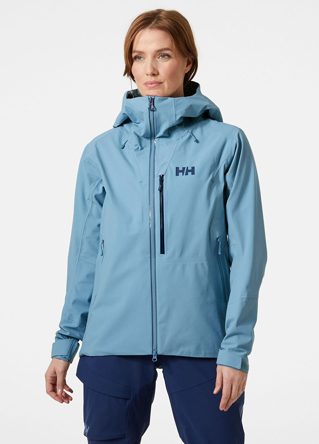 Helly Hansen W Verglas Bc Blue Fog Kapüşonlu Kadın Mont