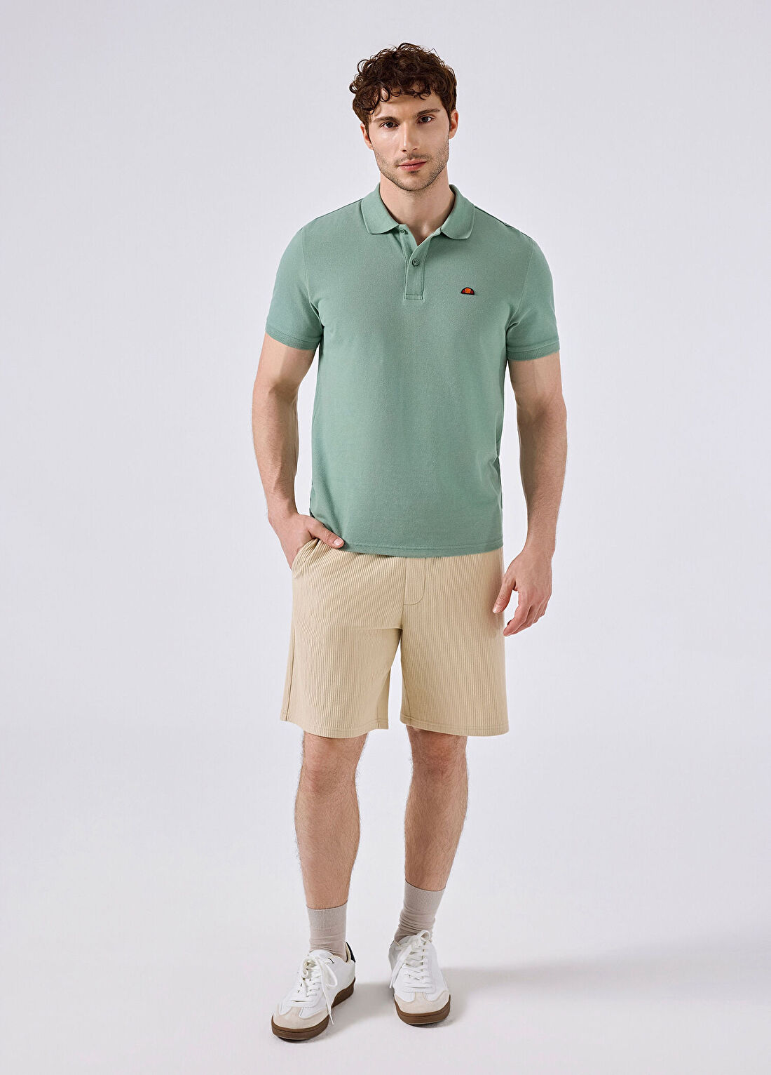 Ellesse Mint Polo Yaka Kısa Kollu Erkek T-shirt 6SM5044-MNT görsel 3