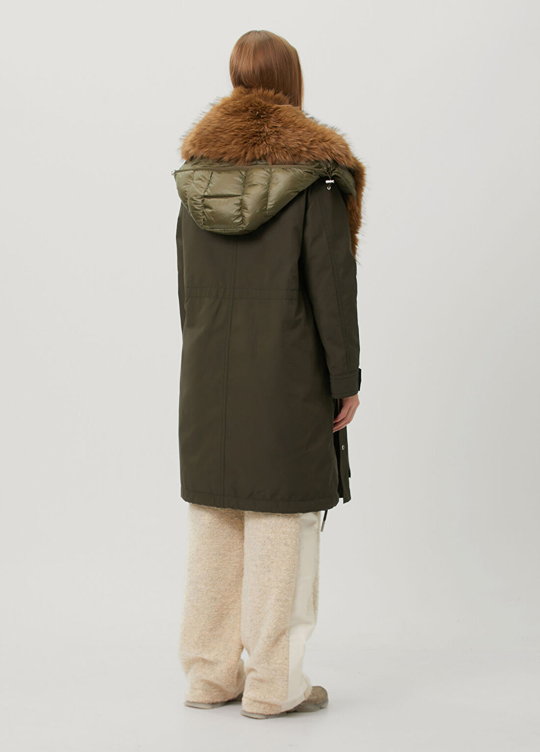 Moncler Halicte Haki Parka görsel 4
