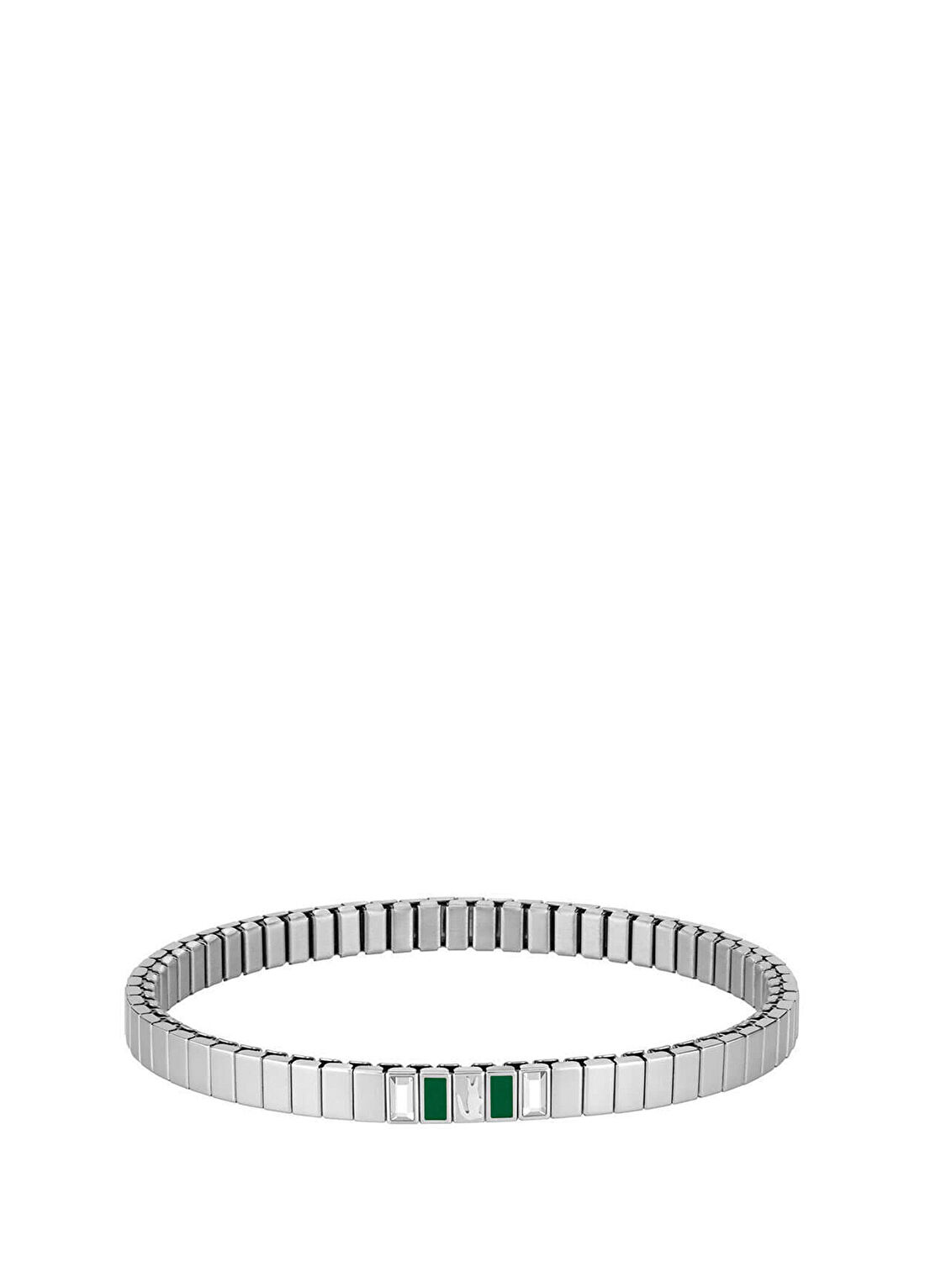 Lacoste LACJ2040656 Metalik Gri Çelik Kadın Bileklik