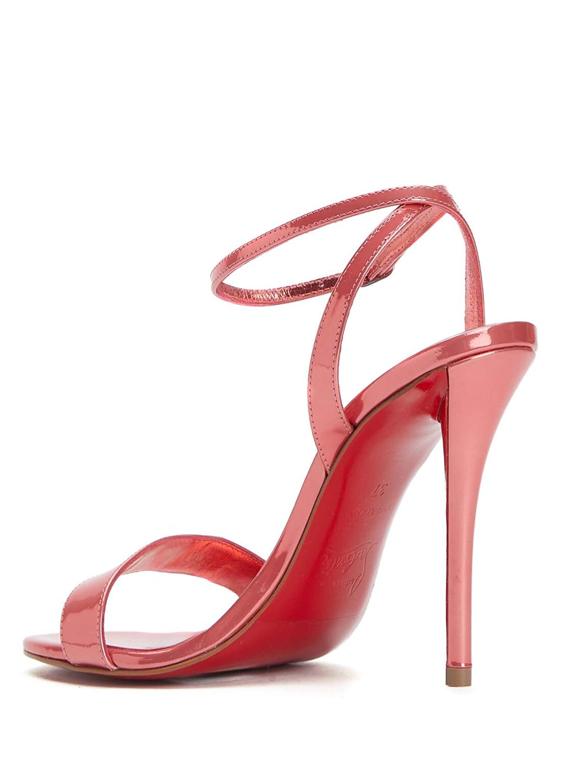 Christian Louboutin Miss Z Nar Çiçeği Kadın Deri Sandalet görsel 3