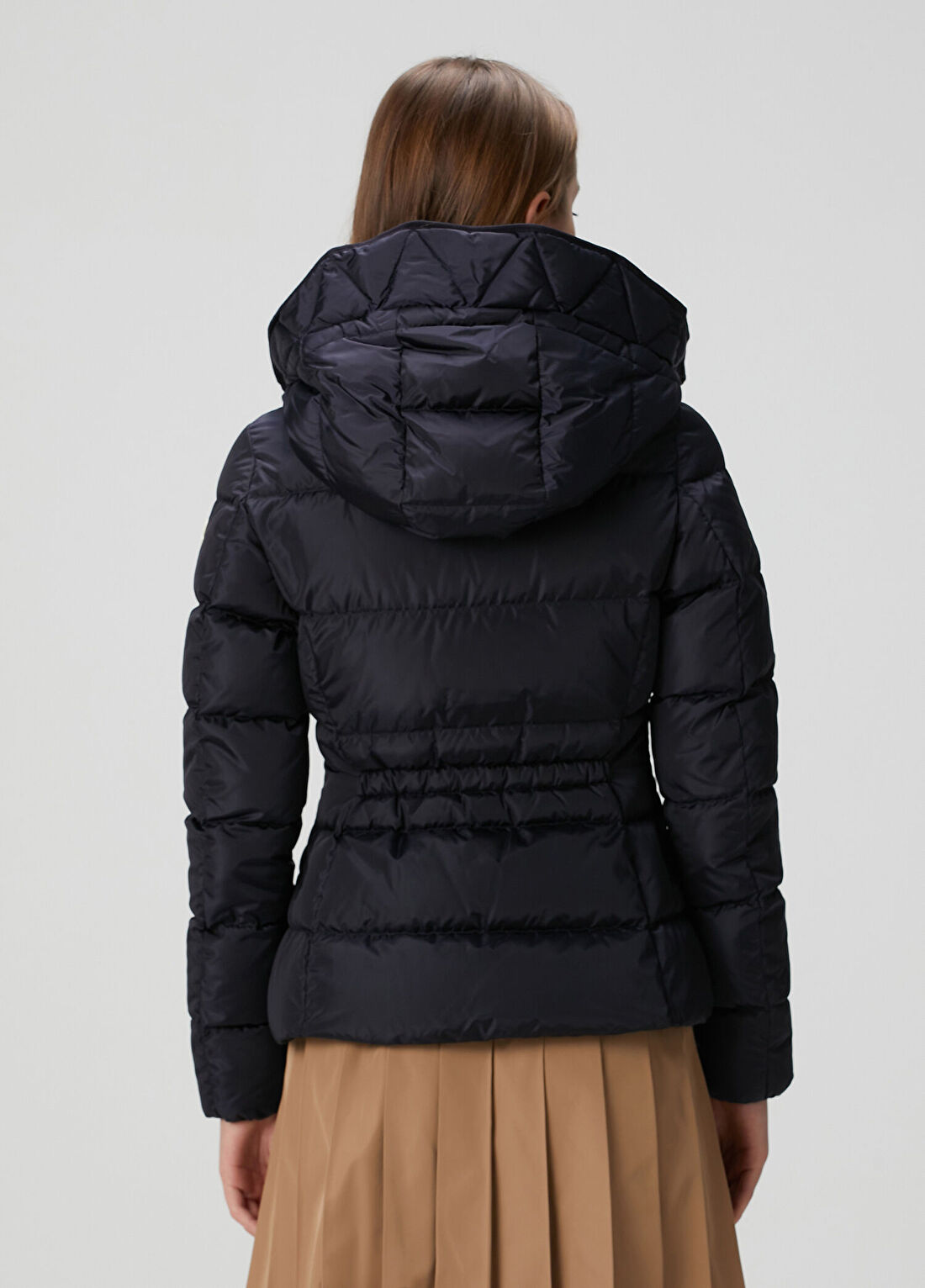 Moncler Avoce Lacivert Kapüşonlu Mont görsel 4