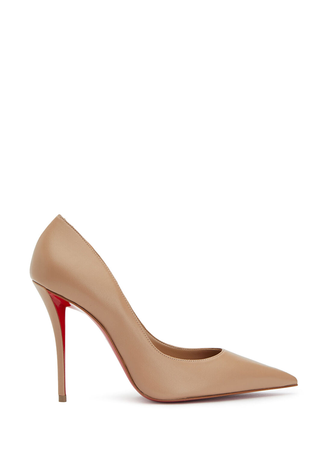 Christian Louboutin Miss Z Nude Deri Stiletto