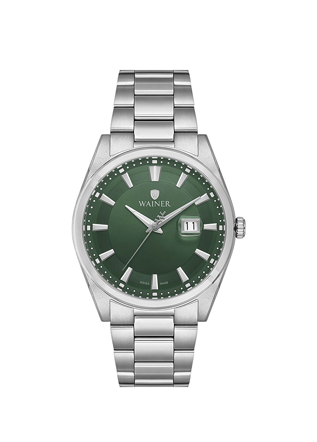 Wainer WA.17200-E Gümüş Metal Erkek Kol Saati