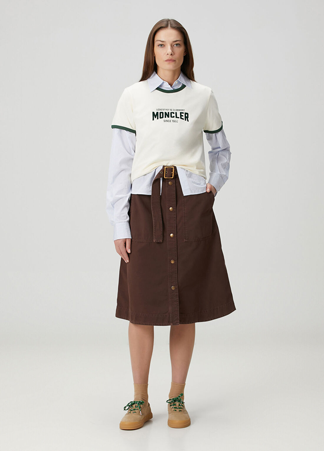 Moncler Bordo Midi Etek