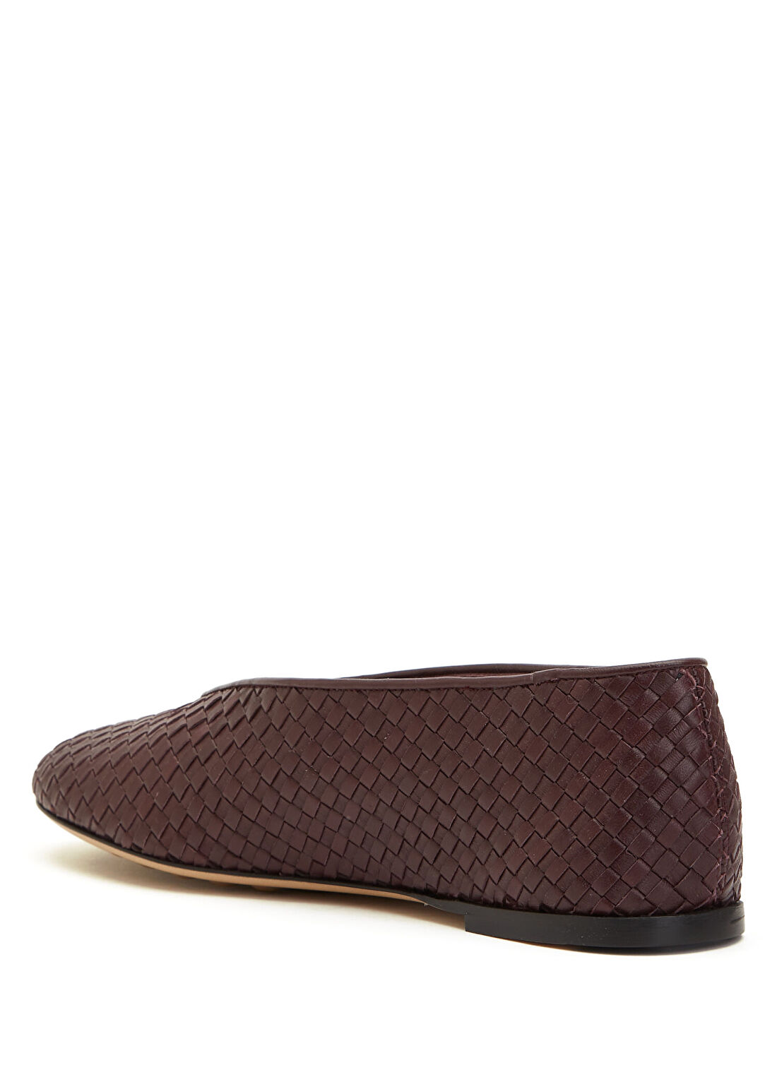Bottega Veneta Rosa Kahverengi Deri Babet görsel 3