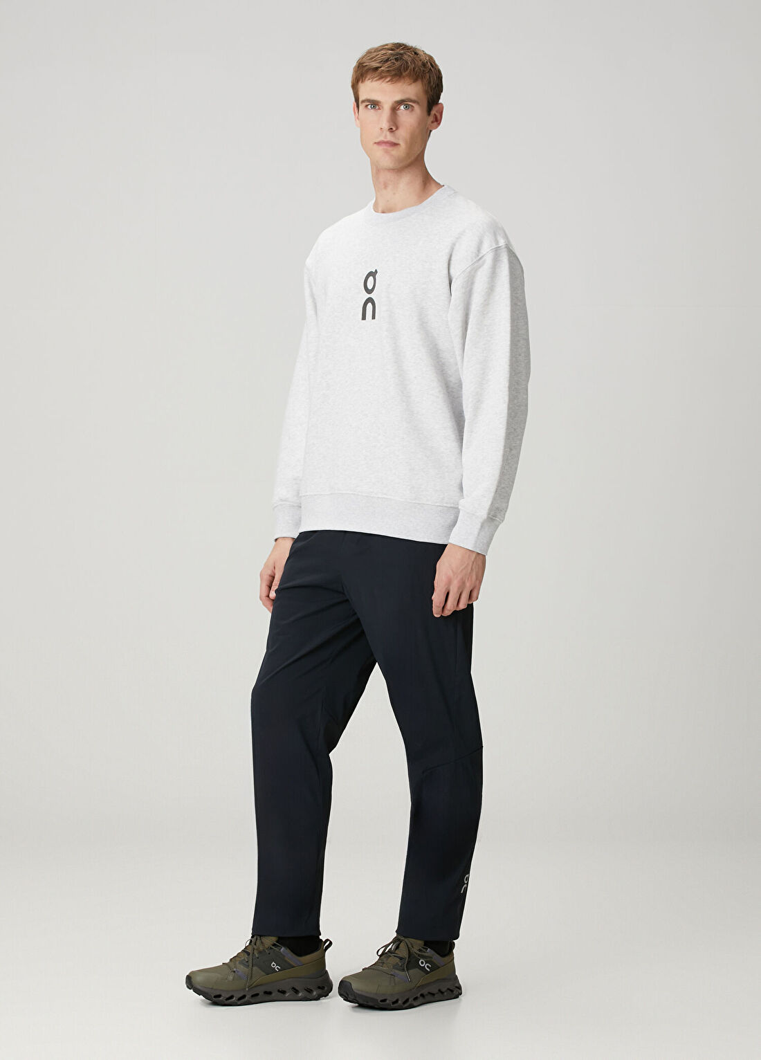 On Club Gri Sweatshirt görsel 2