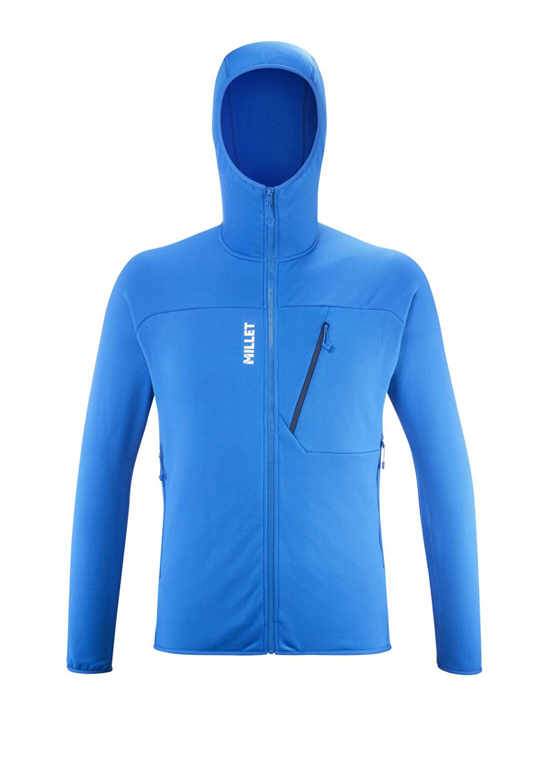 Millet Seneca FL HD Mavi Polar Kapüşonlu Erkek Spor Ceket MIV10336