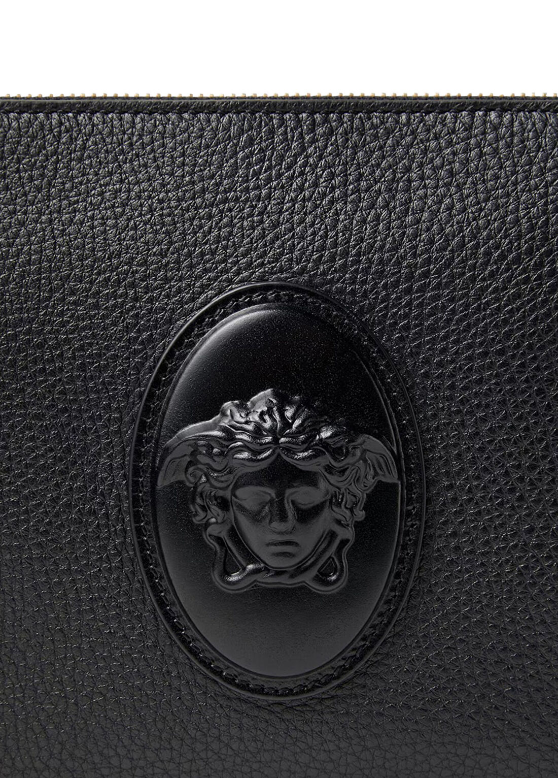 Versace Siyah Erkek Deri Çanta görsel 3
