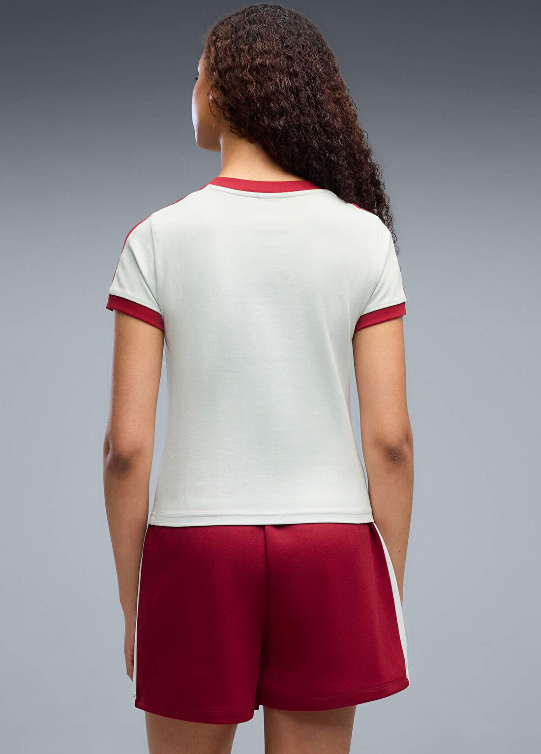 Puma T7 Dar Kesim Kısa Kollu Kadın Spor T-Shirt görsel 4
