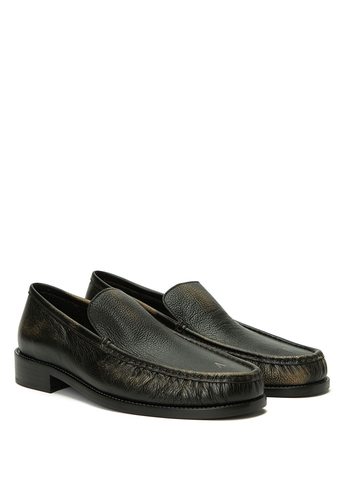 Acne Studios Bej Erkek Deri Loafer görsel 2