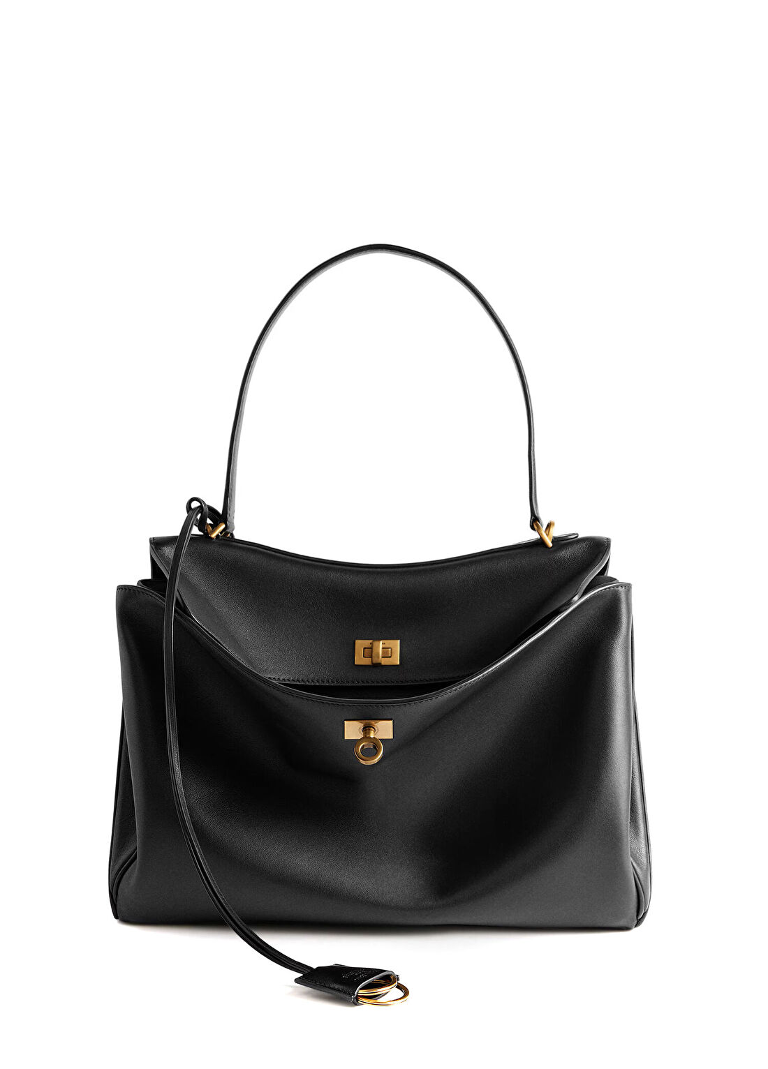 Balenciaga Rodeo Medium Siyah Kadın Deri Çanta