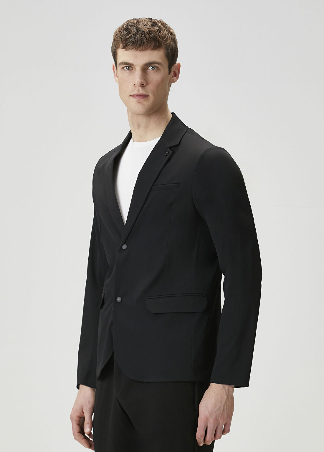 Isaora Comfy Siyah Blazer görsel 3