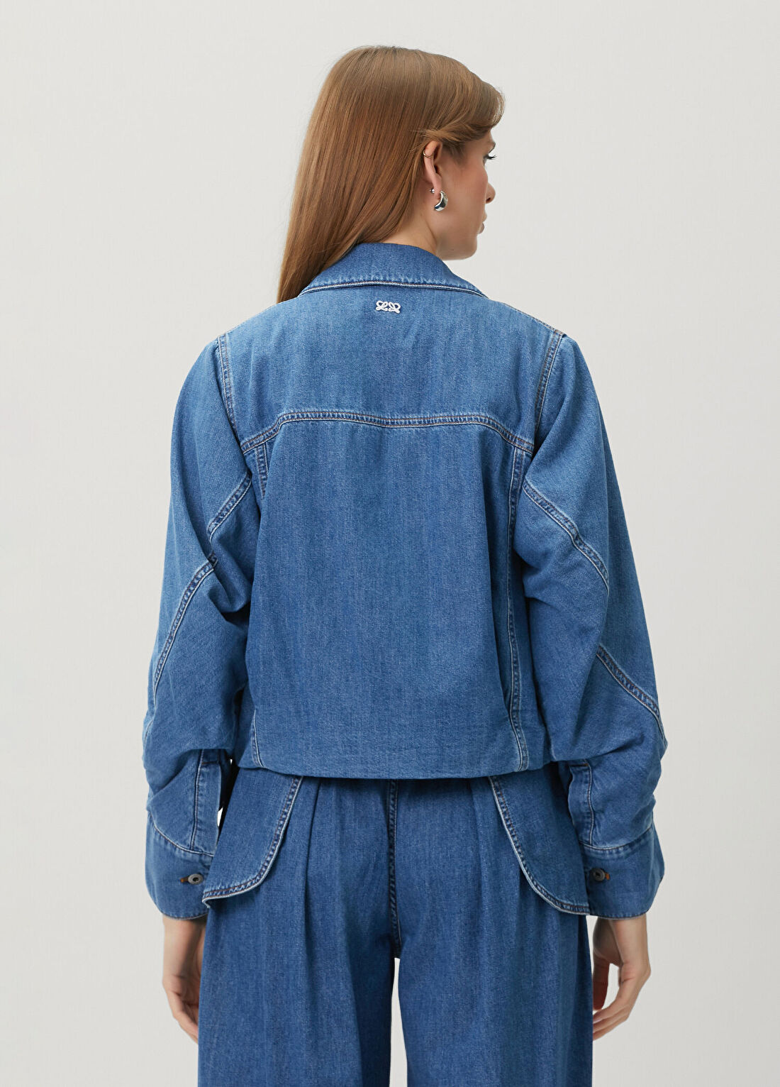 Loewe Mavi Denim Ceket görsel 4