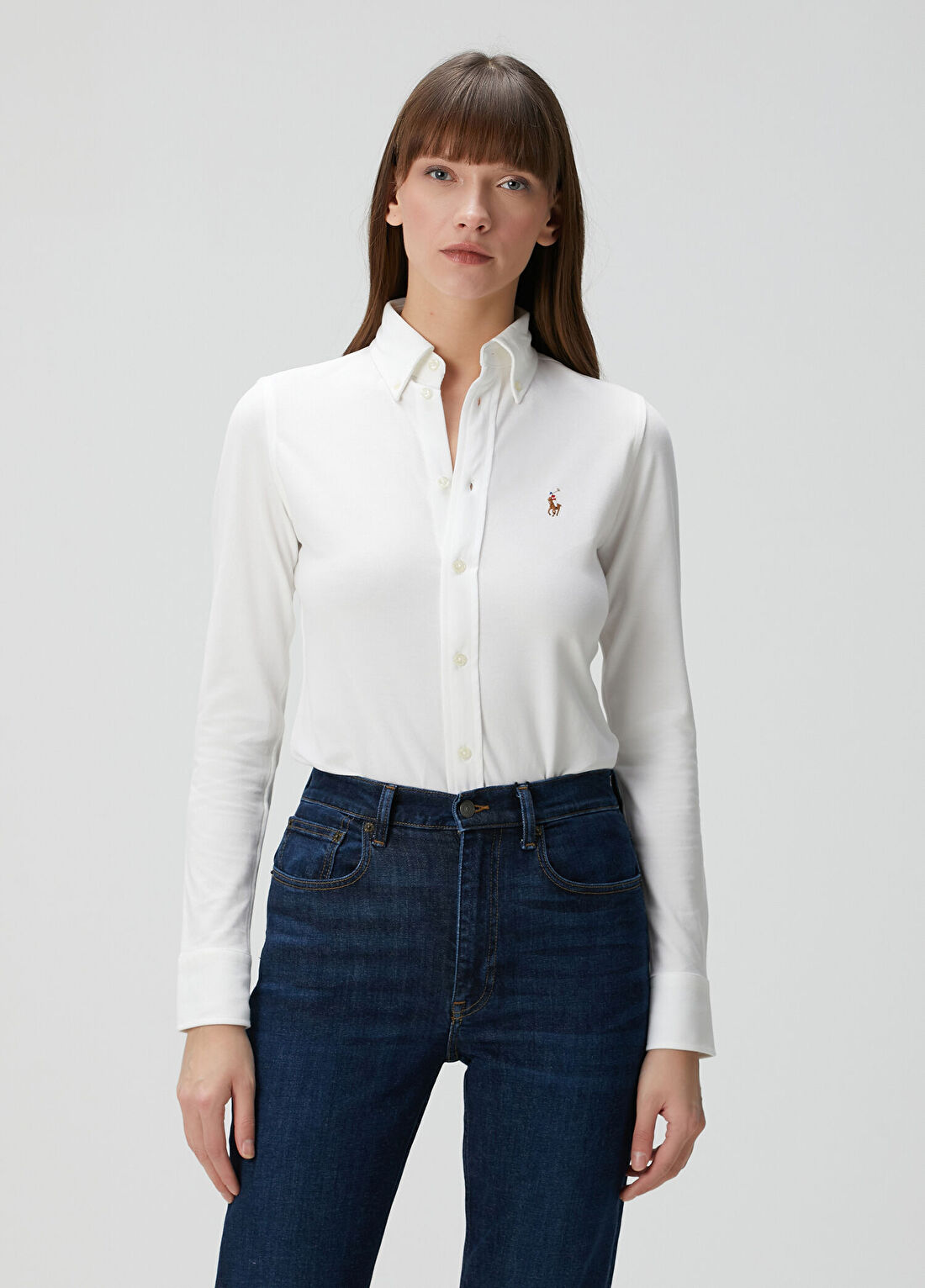 Polo Ralph Lauren Krem Gömlek görsel 3