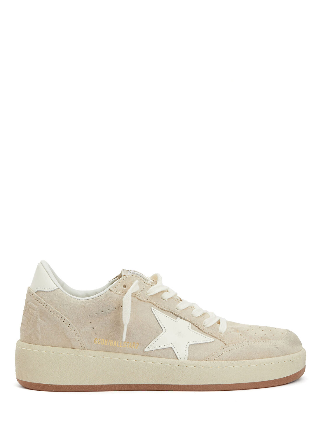 Golden Goose Ball Star Bej Kadın Deri Sneaker