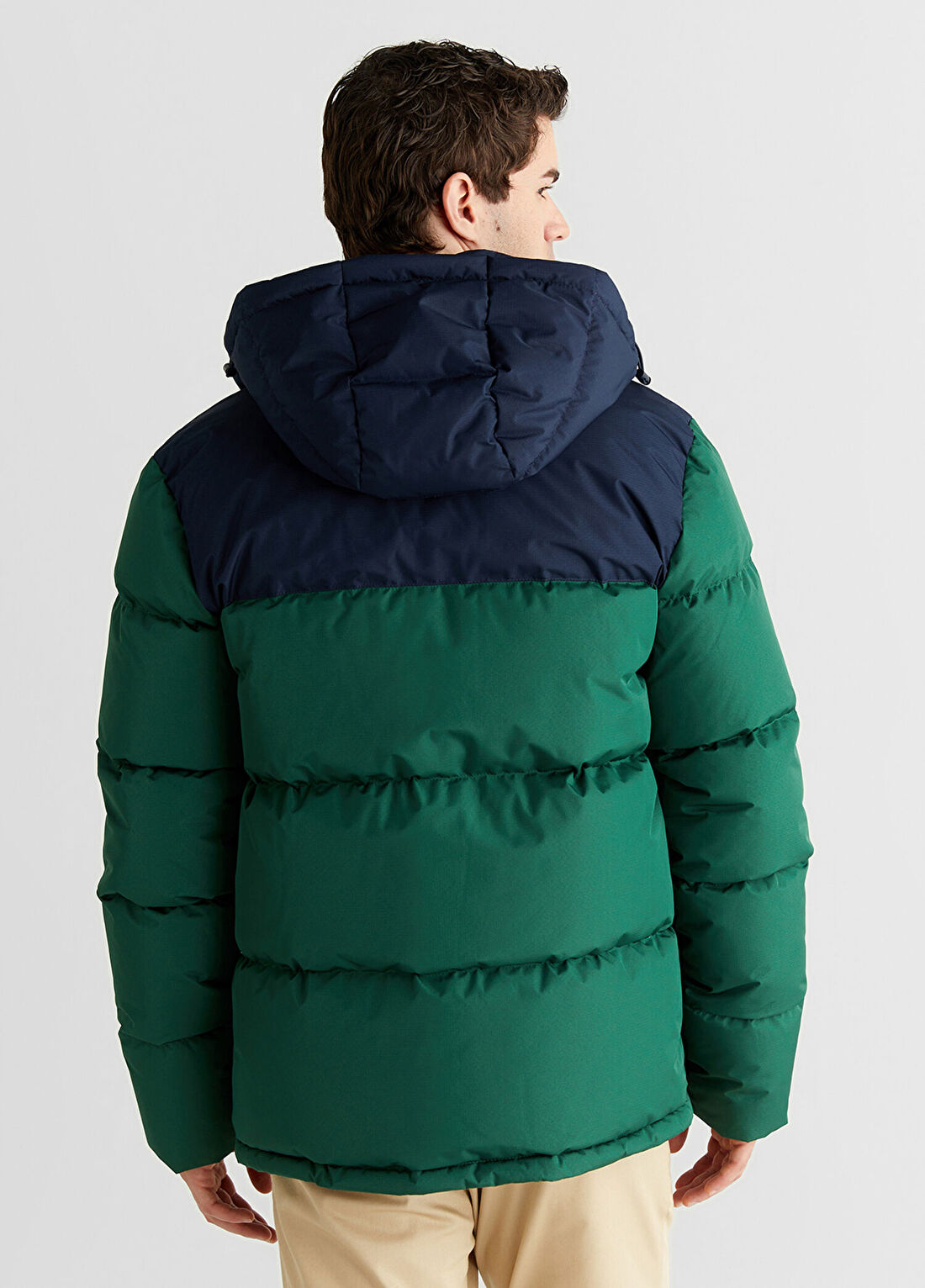 Gant Lacivert Regular Fit Fermuarlı Kapüşonlu Erkek Mont görsel 2