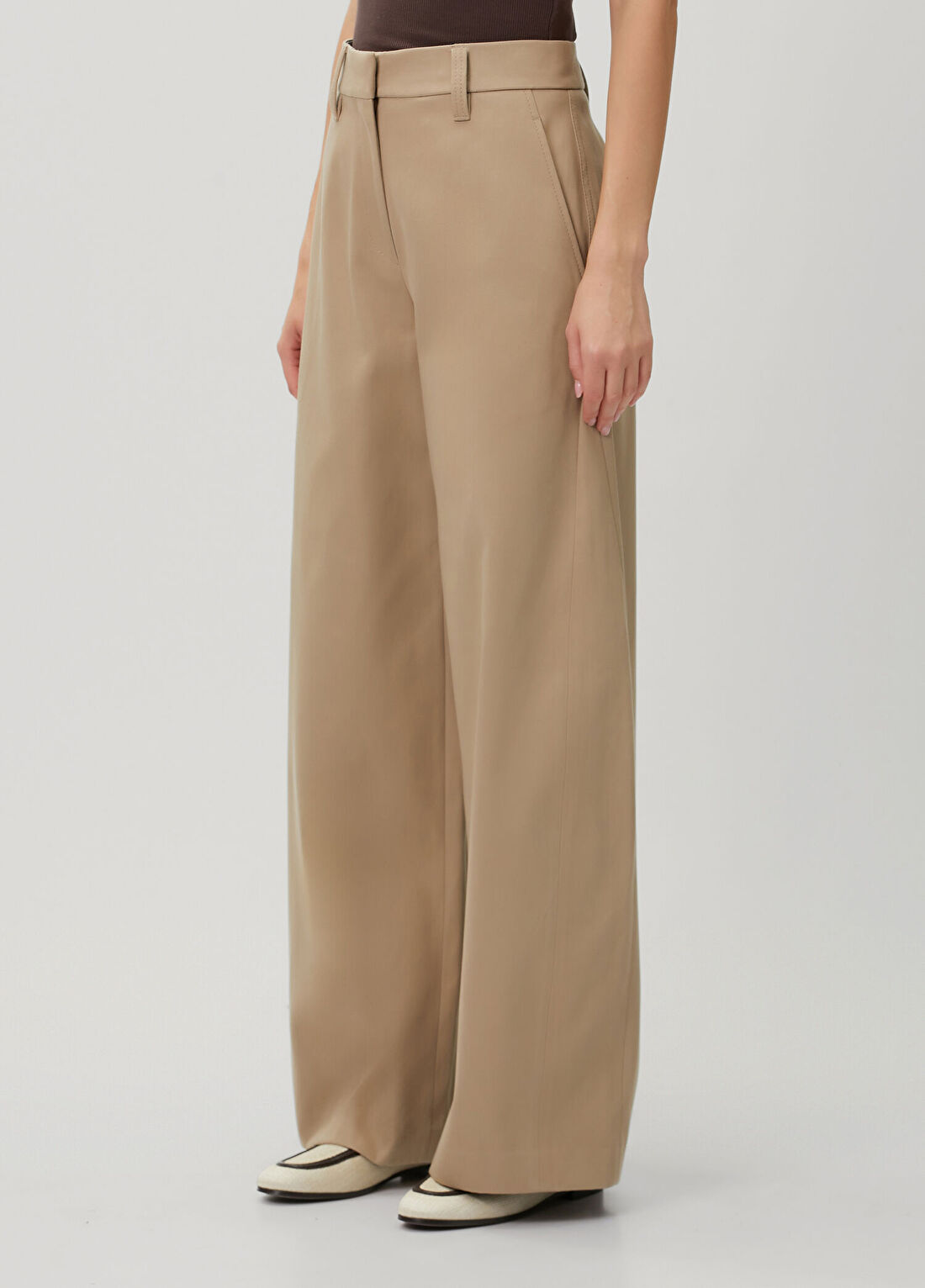Brunello Cucinelli Koyu Bej Pantolon görsel 2