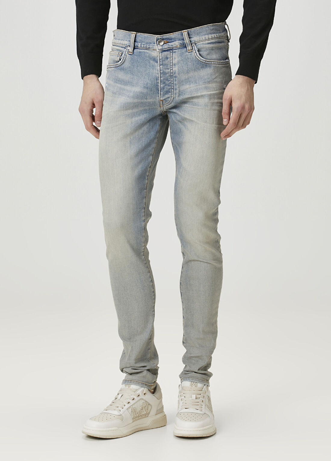 Amiri Stack Mavi Jean Pantolon görsel 2