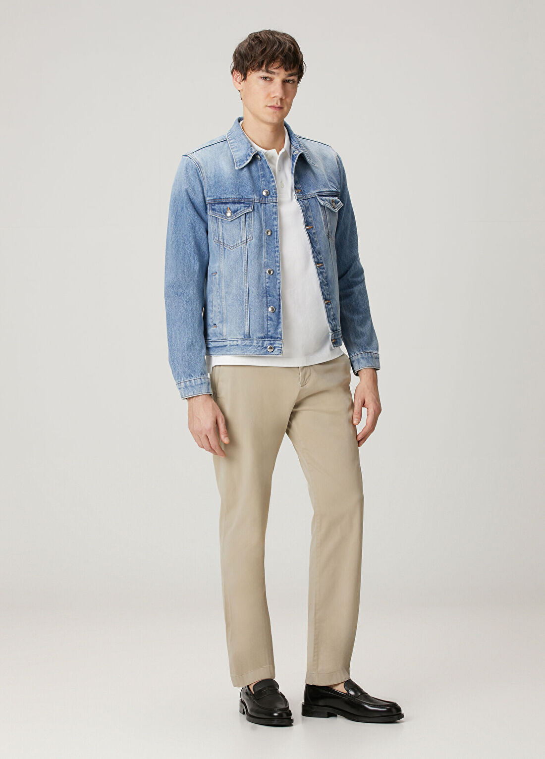 7 For All Mankind Mavi Denim Ceket görsel 2
