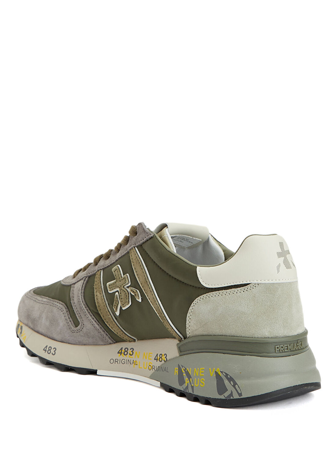 Premiata Lander Haki Erkek Sneaker görsel 3