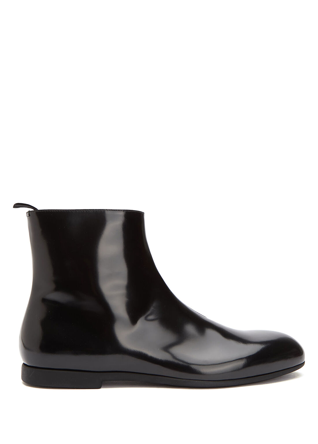 Jil Sander Siyah Erkek Deri Bot