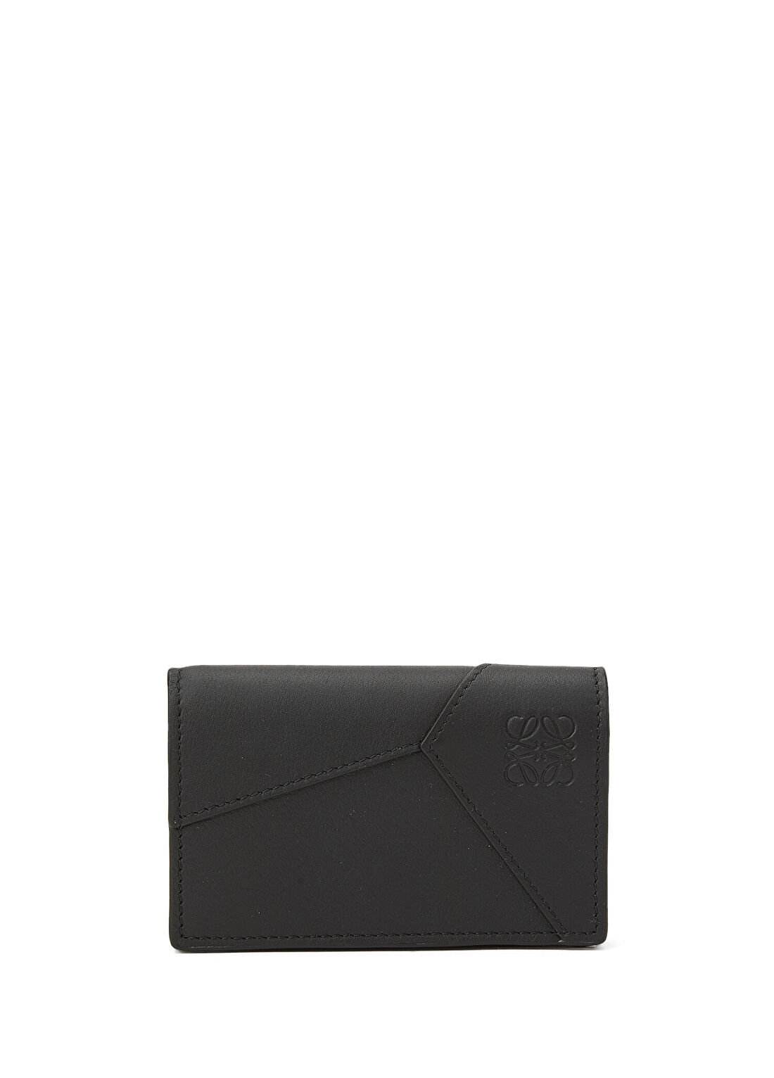 Loewe Puzzle Siyah Logo Detaylı Erkek Deri Cüzdan