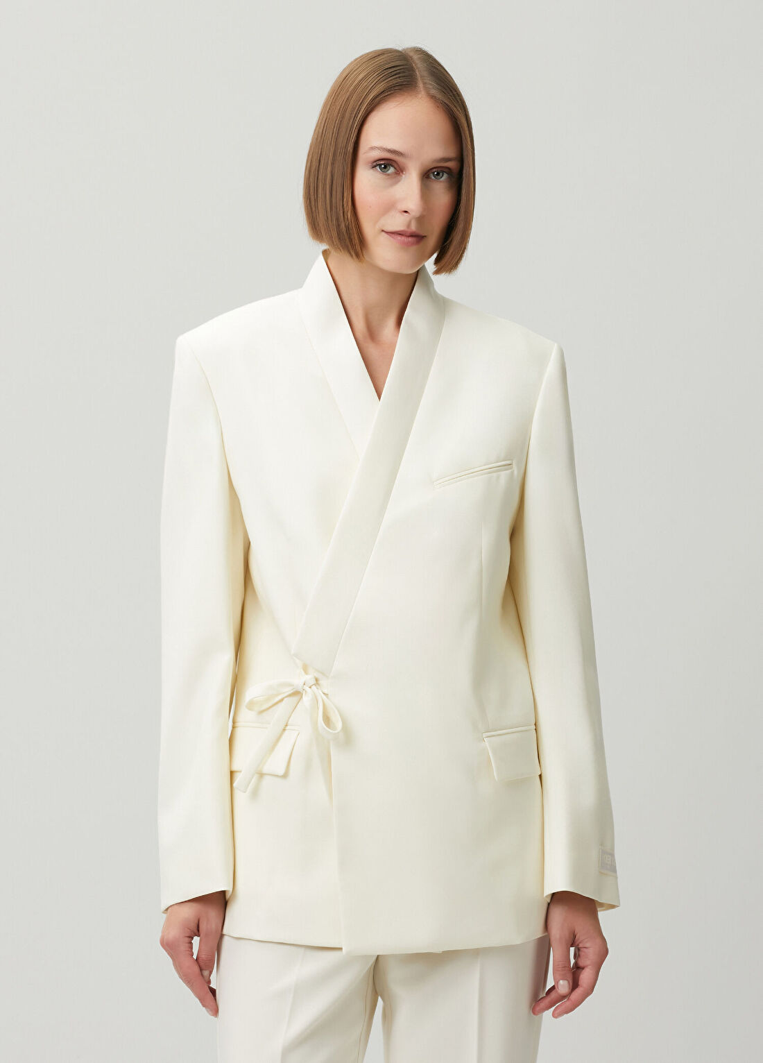 Kenzo Ekru Yün Blazer