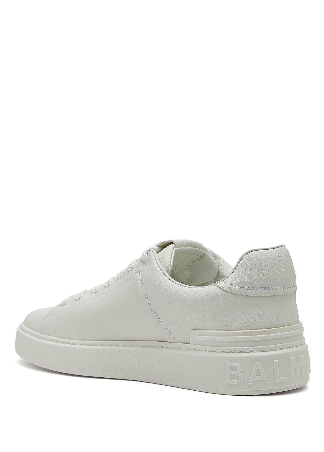 Balmain Beyaz Erkek Deri Sandalet görsel 3