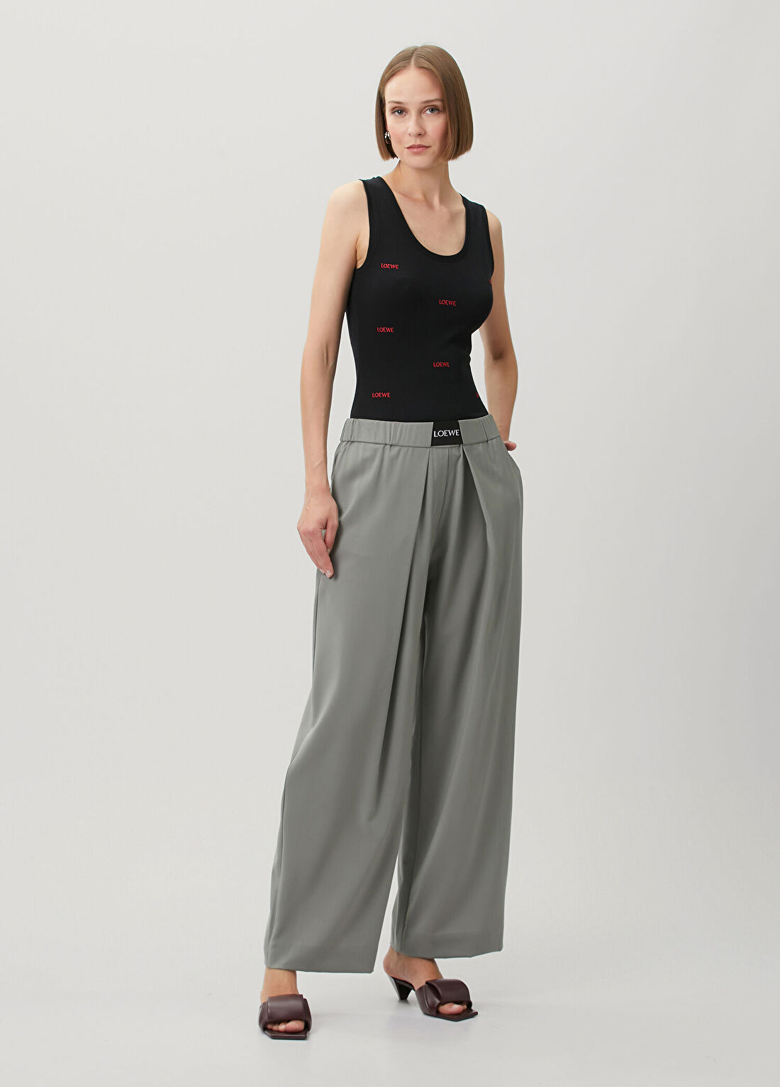 Loewe Siyah Logo Nakışlı Atlet görsel 2